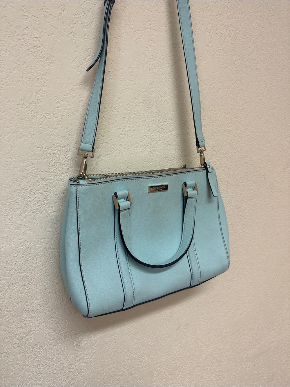 Kate Spade womans baby blue Satchel bag - Picture 3 of 5